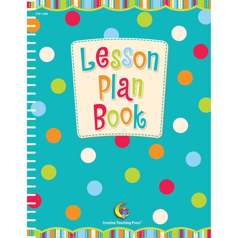 Dots On Turquoise Lesson Plan Book