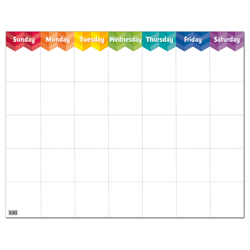 Painted Palette Large Calendar