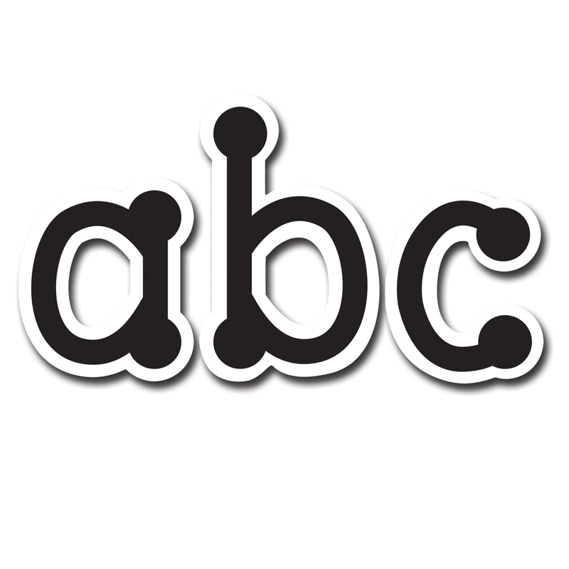 Letters Dot-To-Dot Lowercase Black