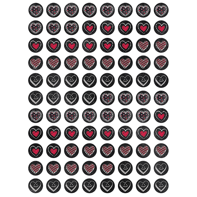 Chalk It Up Heart Hot Spots Sticker