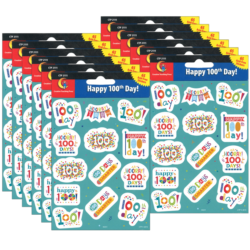 (12 Pk) Happy 100th Day Reward