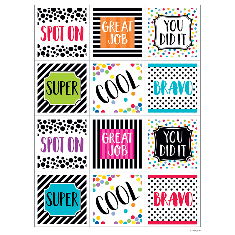 Bold And Bright Rewards Stickers