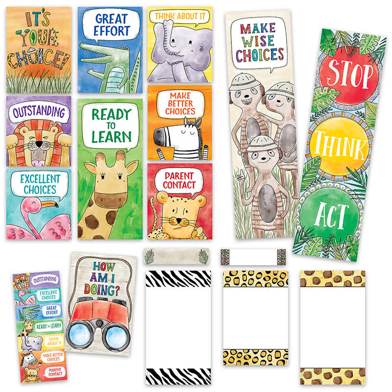 Safari Friend Behavior Chart Minibb
