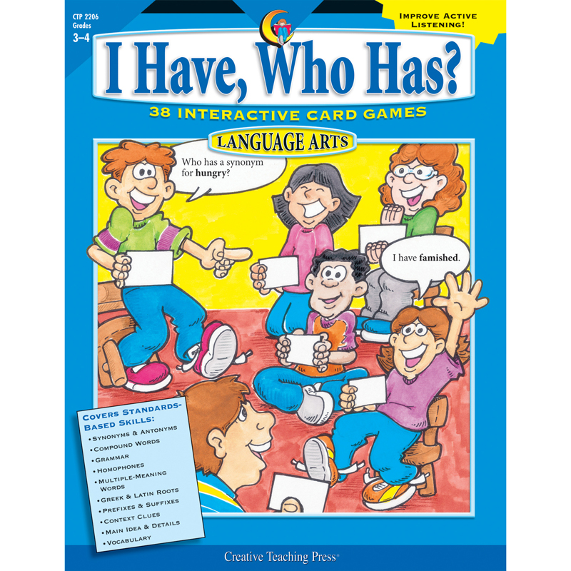 Language Gr 3-4 I Have Who Has