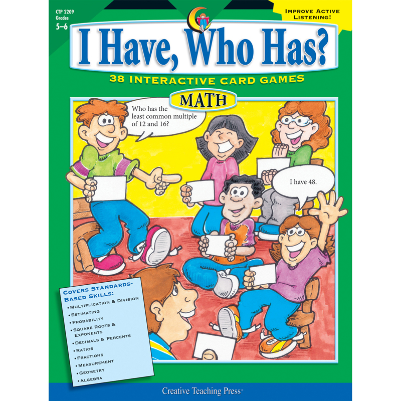 Math Gr 5-6 I Have Who Has Series