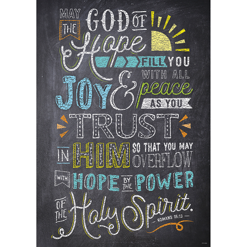 Romans 15 13 Rejoice Poster