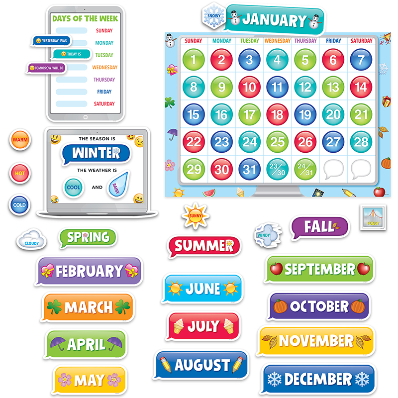 Emoji Fun Calendar Set Bb