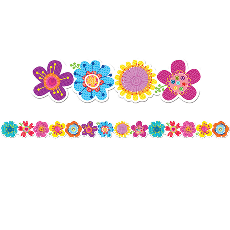 (6 Pk) Springtime Blooms Border