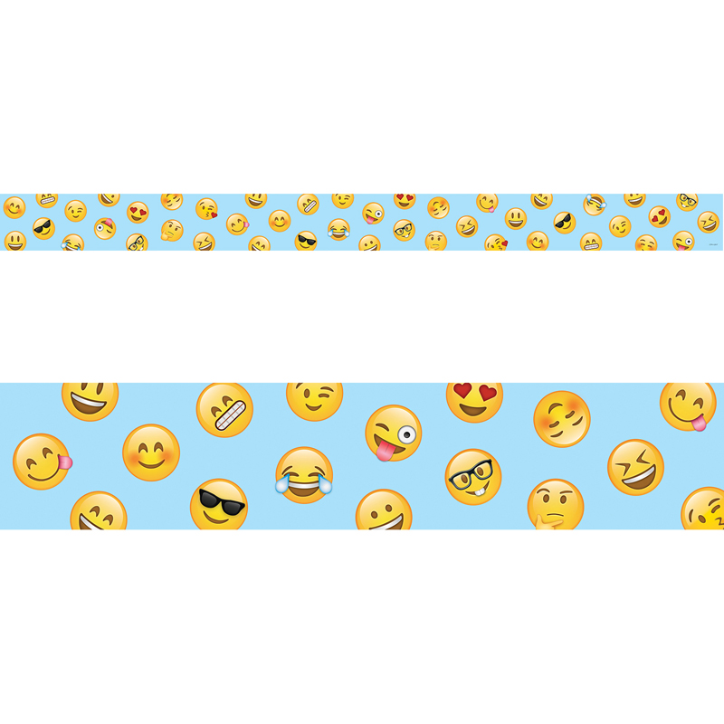 (6 Ea) Mini Emojis Border
