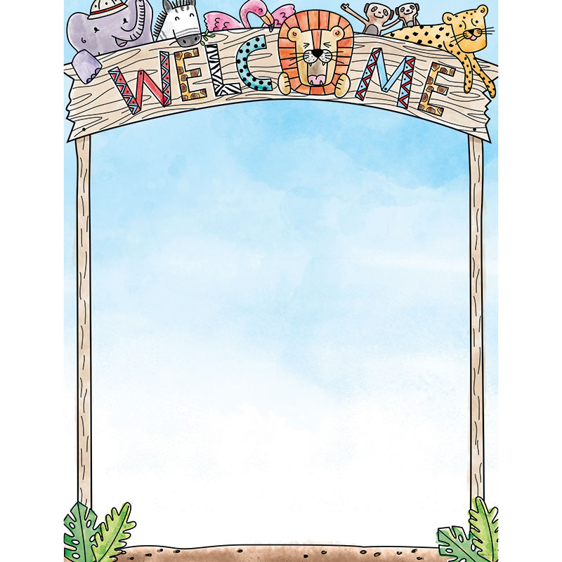 Safari Friends Welcome Chart