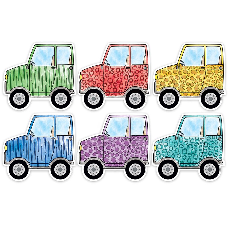 6in Safari Friend Vehicles Cutout