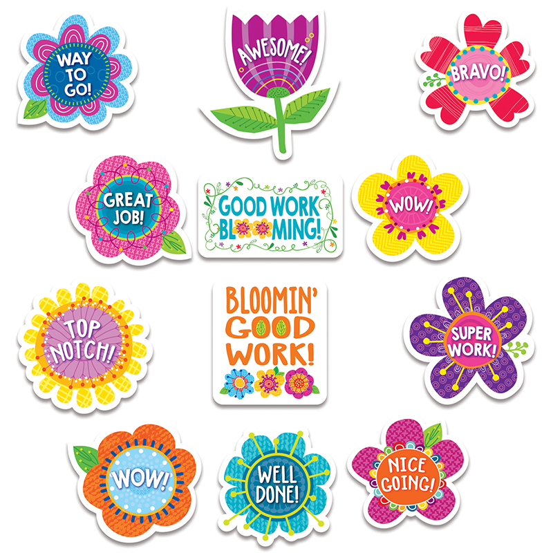 Spring Blooms Reward Stickers