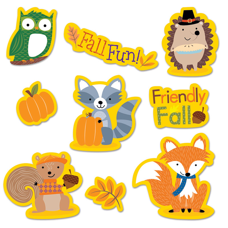 Fall Woodland Friends Stickers