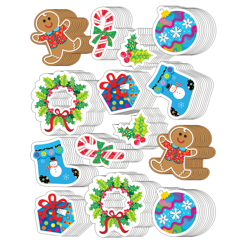 (10 Pk) Winter Holiday Stickers