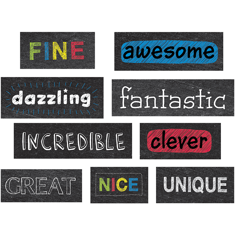 Chalkboard Reward Phrases Stickers