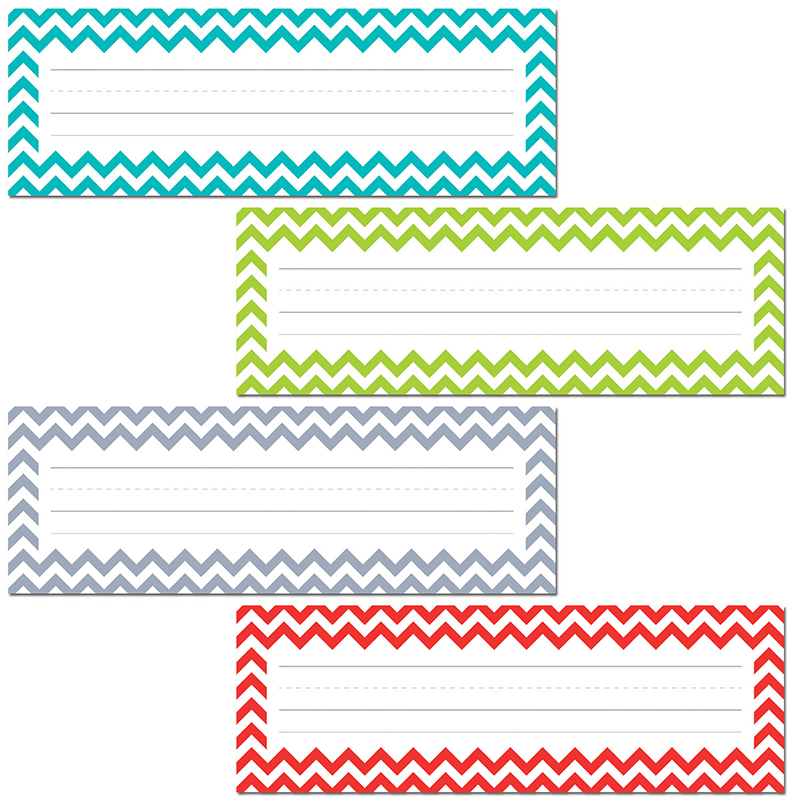 (6 Pk) Chevron Name Plates