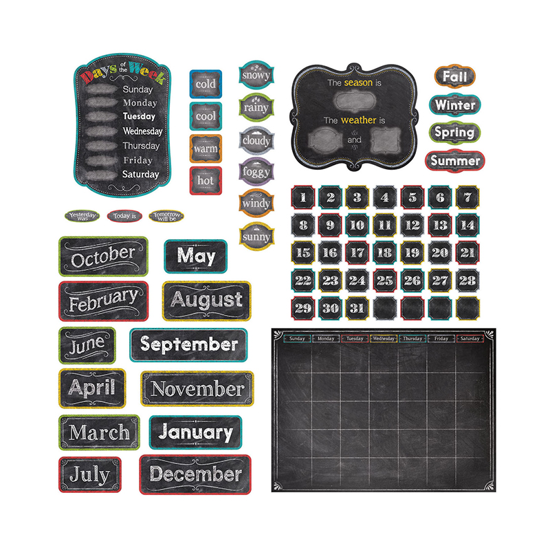 (2 Pk) Chalk It Up Calendar Set