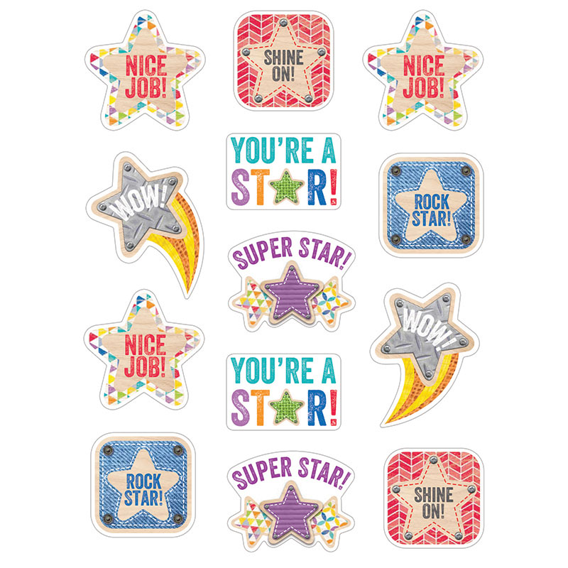 (12 Pk) Star Reward Stickers