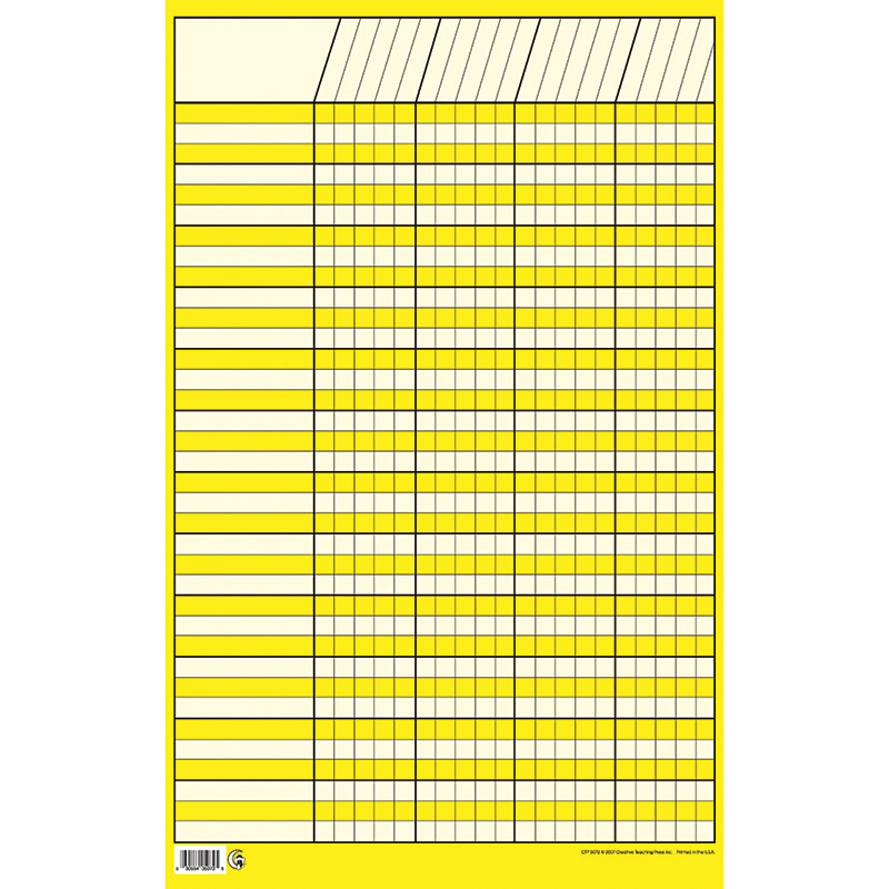 (12 Ea) Chart Incentive Small Ylw