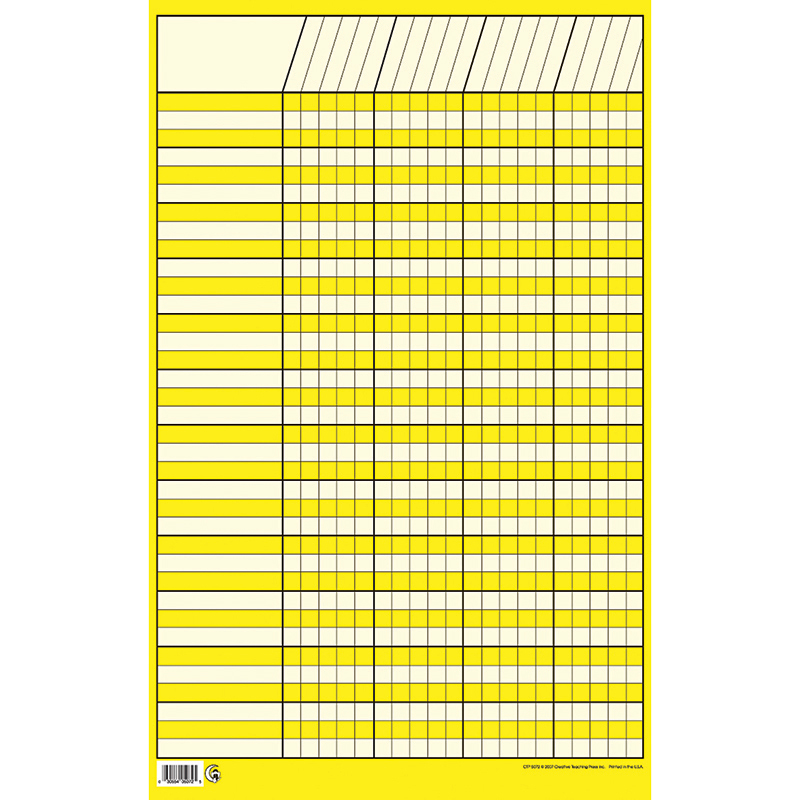 Chart Incentive Small Yellow