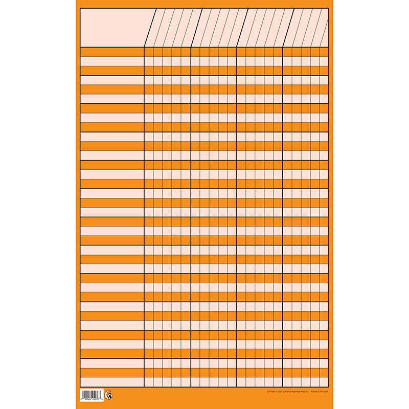Chart Incentive Small Orange