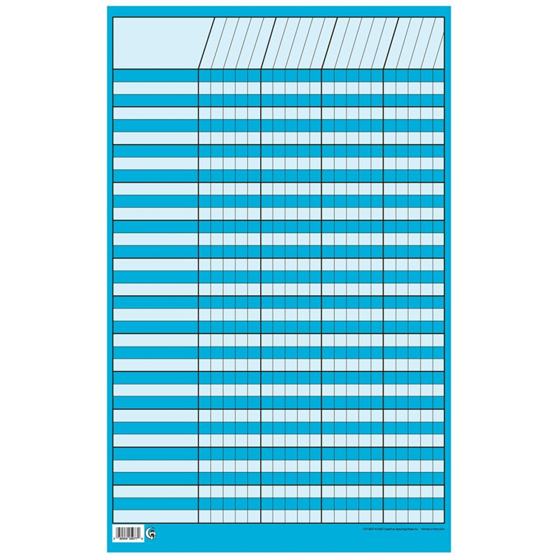 Chart Incentive Small Bright Blue