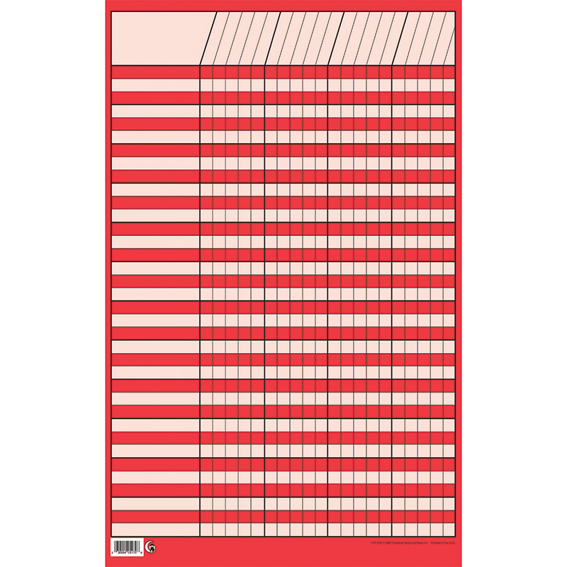 Sm Red Vertical Incentive Chart