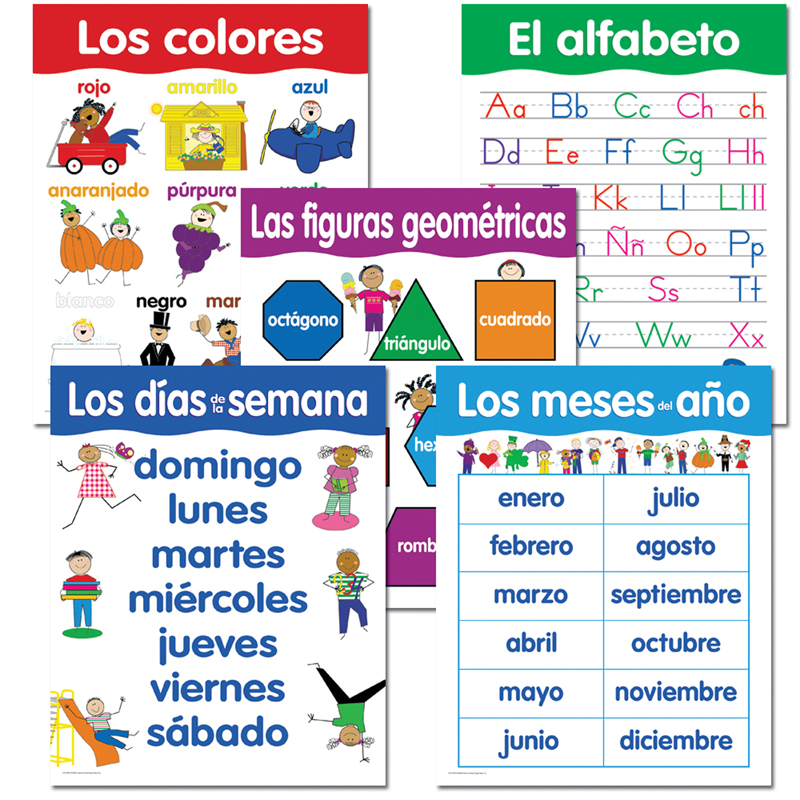 Spanish Basic Skills 5 Chart Pack