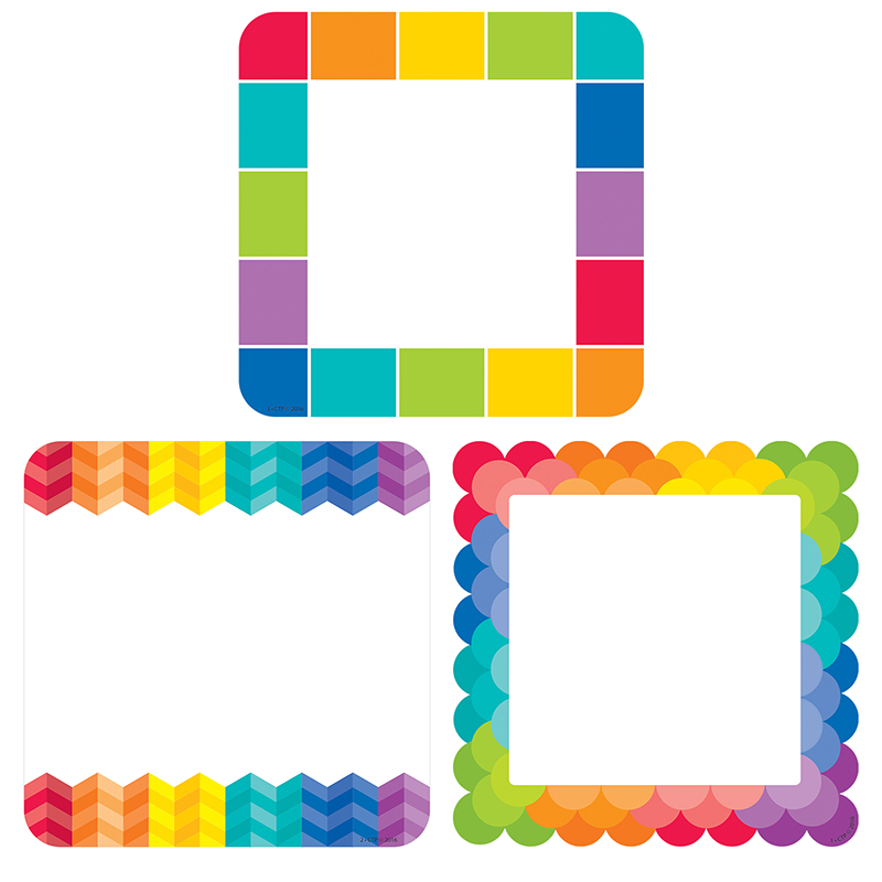 Rainbow Cards 6in Cut Outs Painted