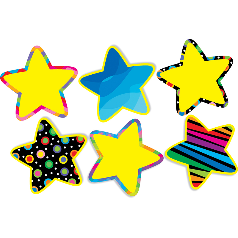 Poppin Pattern Stars Jumbo Cut Outs