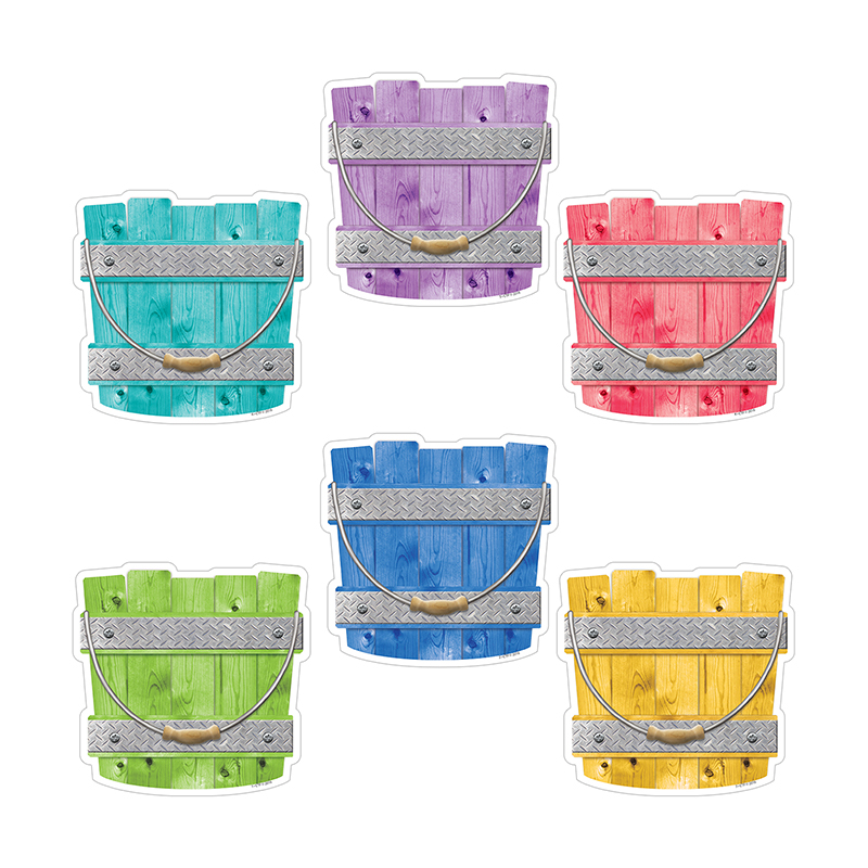 Buckets 6in Cut Outs Upcycle Style