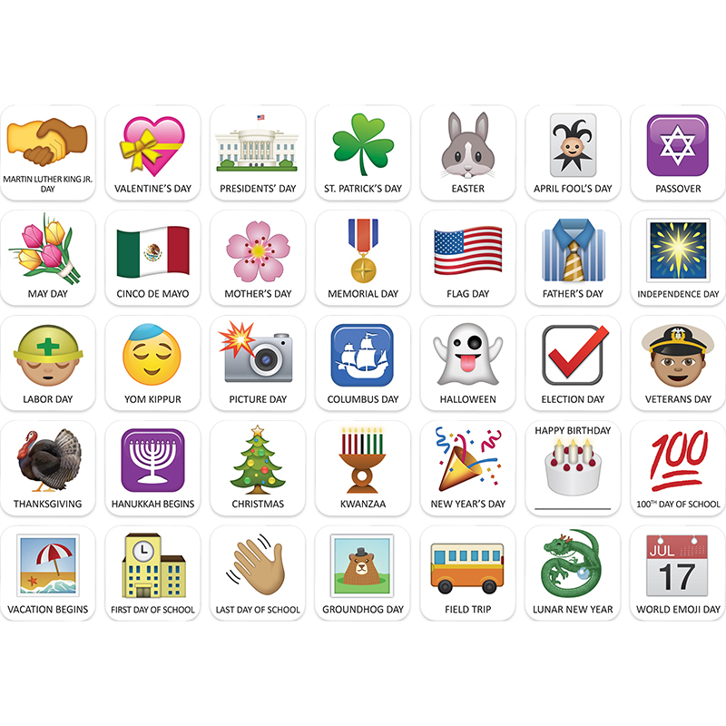 Emoji Fun Holiday Calendar Cover-Up