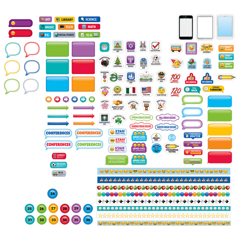 Emoji Lesson Planner Stickers