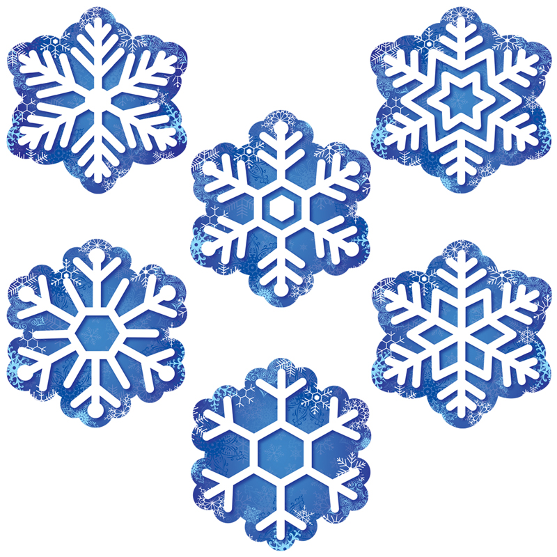 Snowflakes 6in Designer Cut Outs