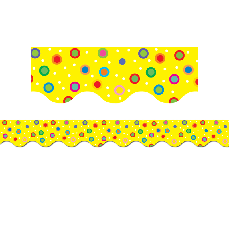 Dots On Yellow Borders