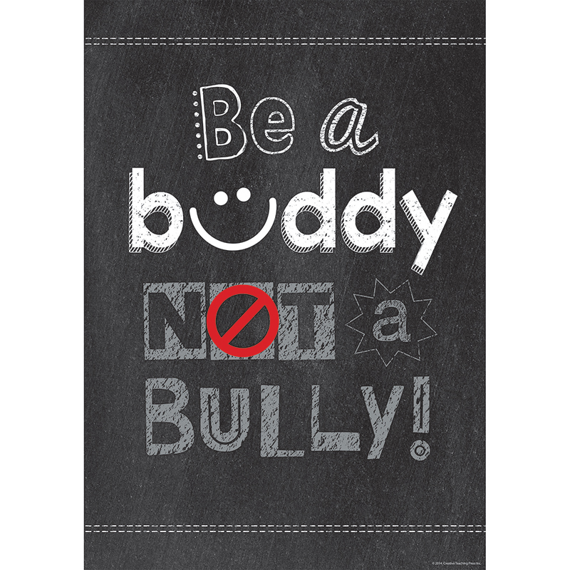 Be A Buddy Not A Bully Poster