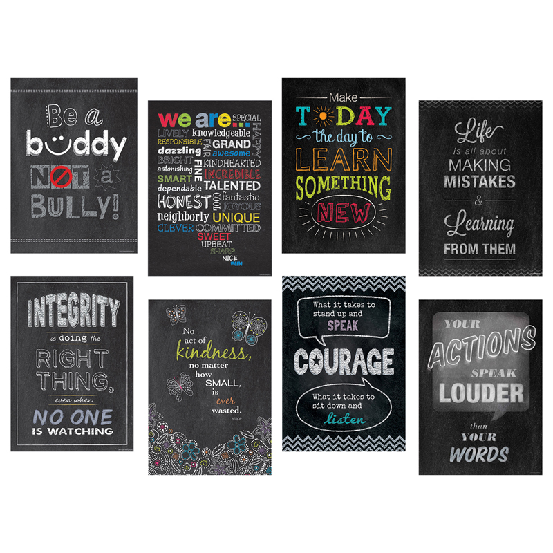 Inspire U Posters Set Of 8