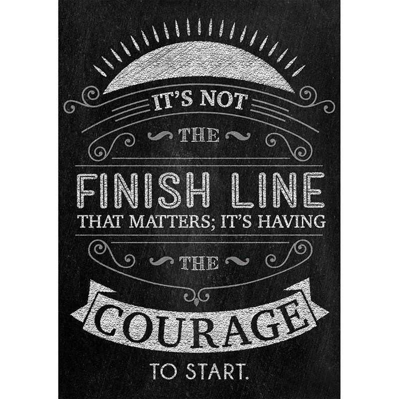 Its Not The Finish Line Poster