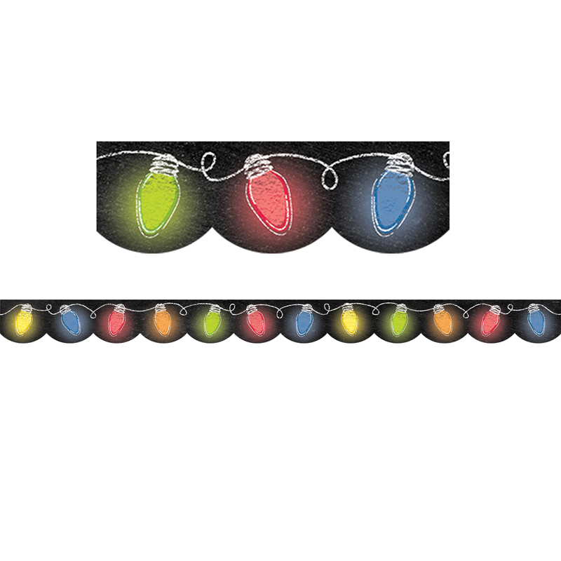 (6 Pk) Holiday Lights In Chalk