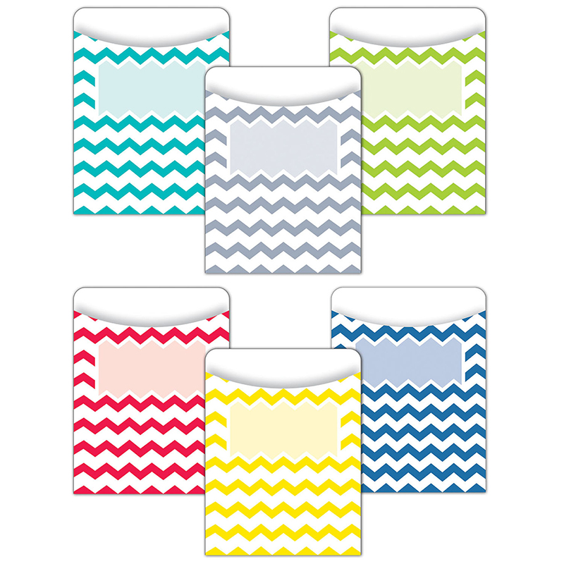 Chevron Solids Library Pocket