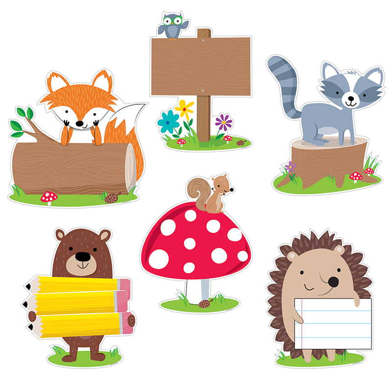 Woodland Friends 10in Cut Outs