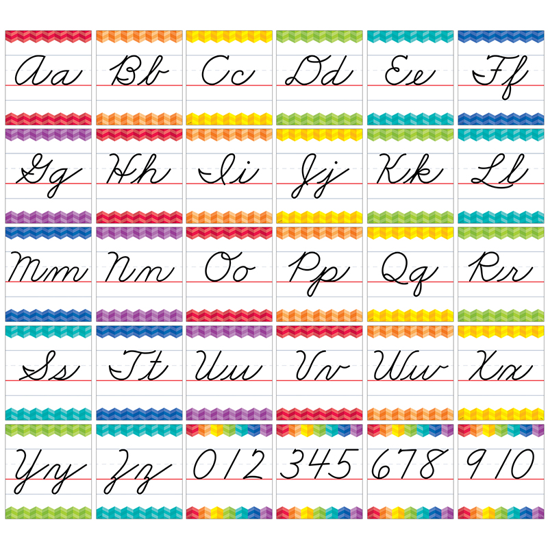 Cursive Handwriting Alphabet Bb Set