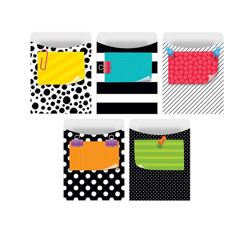 (3 Pk) Bold Bright Álibrary Pockets