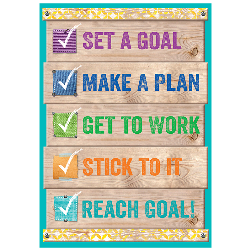 Set A Goal Inspire U Poster