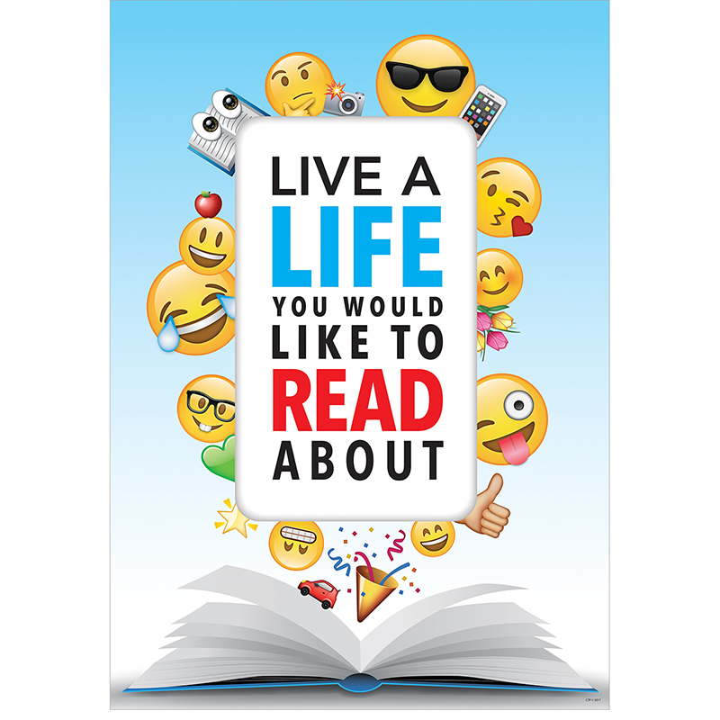 Live A Life Read Inspire U Poster