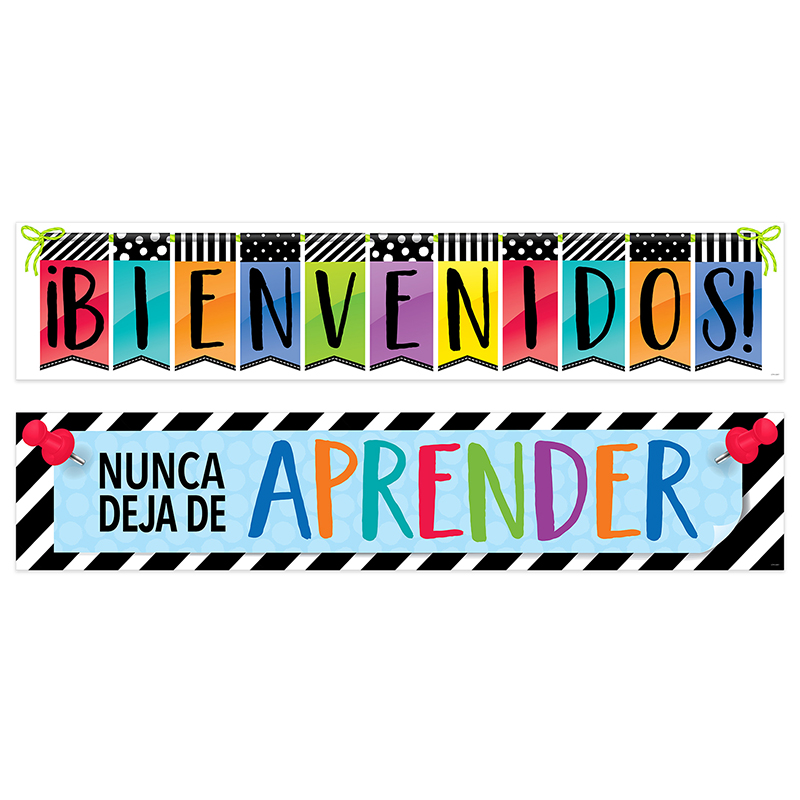 Bienvenidos Bright Spanish Banner