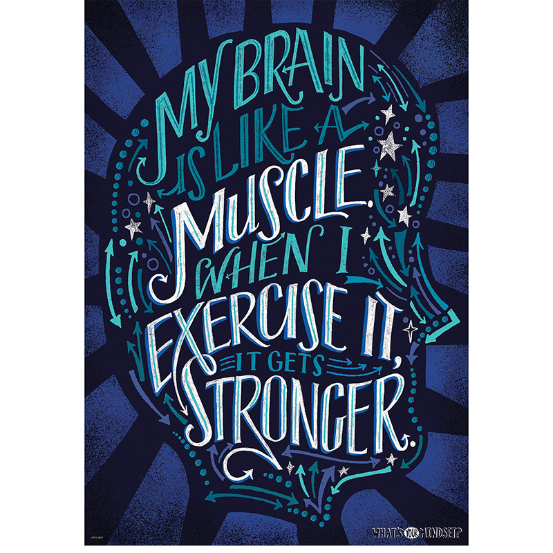 My Brain Is Like A Muscle Poster
