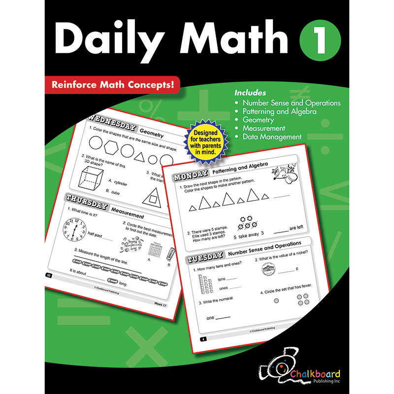 Gr1 Daily Math Workbook