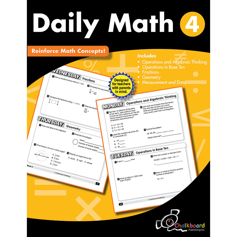 Gr4 Daily Math Workbook