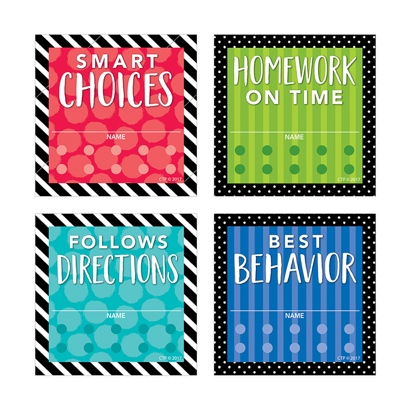 Classroom Mgmt Incentive Punch Card